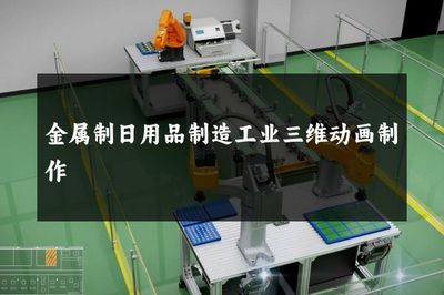 金屬制日用品制造工業三維動畫制作 以五金產品為例