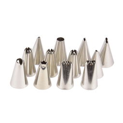 精致烘焙利器 Pearl Metal D-4665不銹鋼裱花嘴12件套全面解析